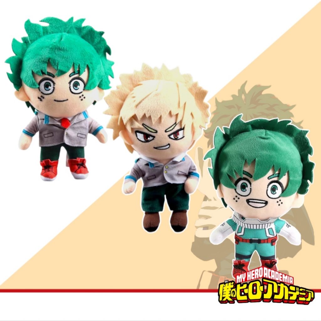 Set 3 Peluches Boku No Hero Mediano TAnime Mi Fantasy Mayorista