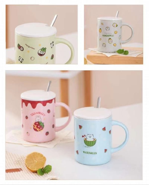 Set Taza Frutas Simples