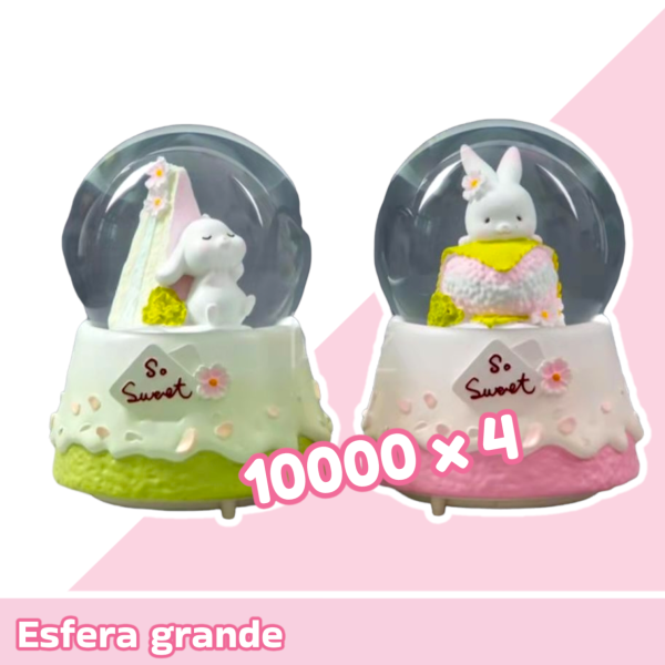 Esfera Musical Grande Pastel Bunny