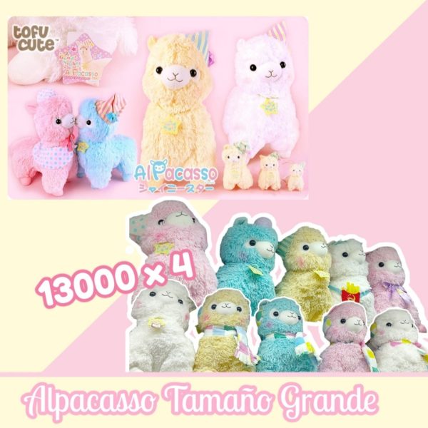 Peluche Alpaca Alpacasso Tamaño Grande XL