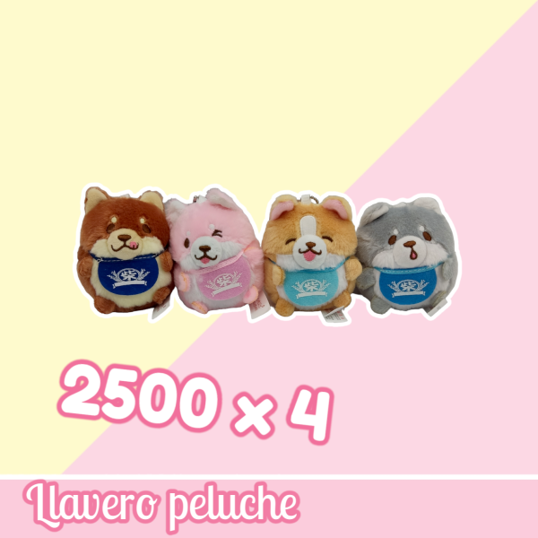 Llavero Peluche Perritos