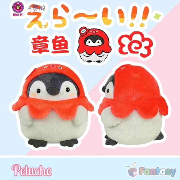 Peluche Pingüino Pulpo Mediano