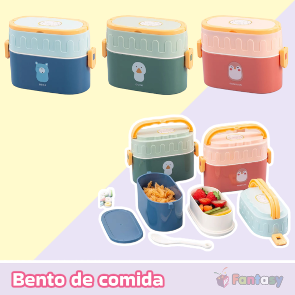 Bento Japonés Modelo Animales