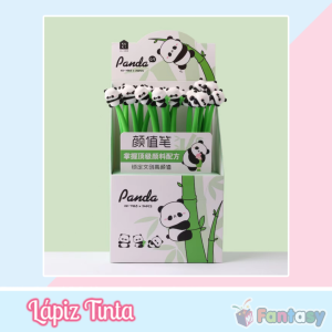 Docena Lapiz Panda Bamboo