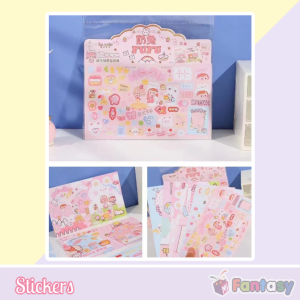 Set Stickers Grande Pink house Girl 2