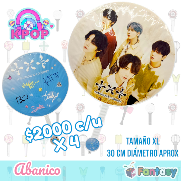 Set 4 Abanicos Straykids XL