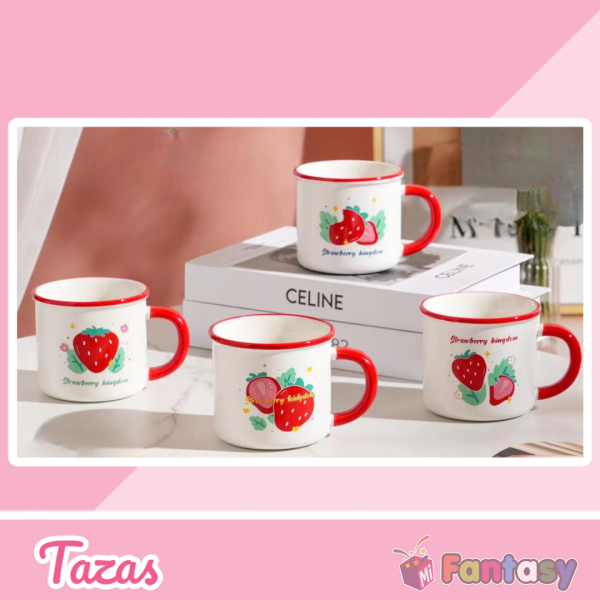 Set Taza Frutillas