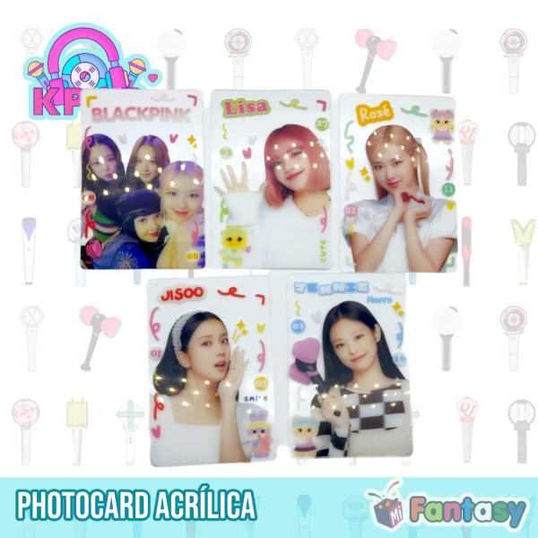 PHOTOCARD acrílica Black Pink