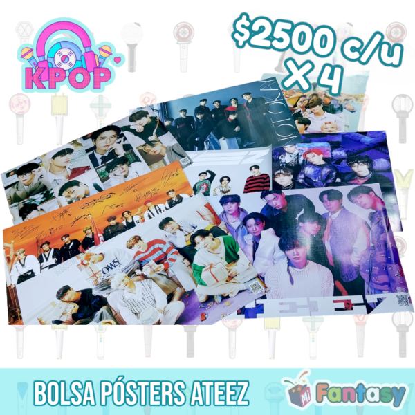 Bolsa de Posters Ateez