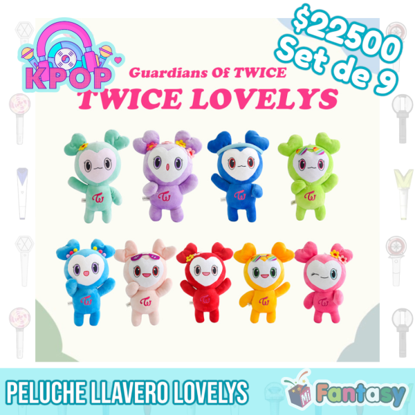 Set Peluches llavero Lovelys Twice Summer