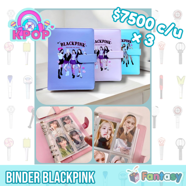 Binder para Photocard Diseño Blackpink